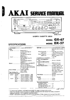 Akai GX-67-Service-Manual
